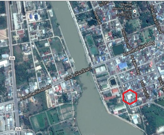 Cinema location map in Phimai
